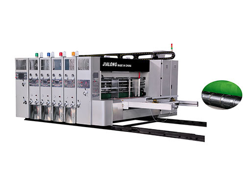JLA Full automatic high speed flexo printer slotter die cutter stacker machine